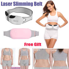 LASTEK 2 in 1 Womens Ultrasonic Body Shaper Laser Slimming Belt Lose Weight Therapy Device + AKJ Graphene Thermal Warm Waistband 2024 - buy cheap