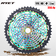 RYET MTB 11 Speed 9-50T Cassette Ultimate XD Cassette Rainbow 375g ULT Cassette Ultralight Bicycle 11s Cassette k7 12V flywheel 2024 - buy cheap