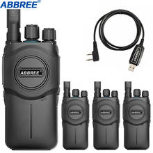 ABBREE-Mini walkie-talkie portátil AR-U1, estación de Radio CB bidireccional, banda UHF, 400-480MHz, transceptor de Radio, BF-888S, 4 Uds. 2024 - compra barato