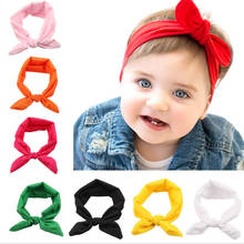 Lytwtw's baby elastic headband headwear girl hair bow knot infant newborn bow bowknot clothes accessories turban kids children 2024 - buy cheap