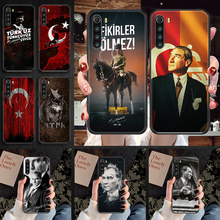 Mustafa Kemal Ataturk turkey Phone case For Xiaomi Redmi Note 7 7A 8 8T 9 9A 9S 10 K30 Pro Ultra black 3D Etui art hoesjes tpu 2024 - buy cheap