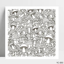 AZSG Mushroom Background Clear Stamps For DIY Scrapbooking/Card Making/Album Decorative Silicone Stamp Crafts 2024 - buy cheap