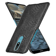 Case for Nokia 2.4 Crocodile Texture PU Leather with Hard Plastic Cover On for Nokia 2.4 TA-127 TA-1275 TA-1274 TA-1270 2024 - buy cheap