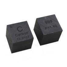 Cubo de tabla periódica de carbono 99.9%, longitud pura, 10mm, peso 1,79g 2024 - compra barato