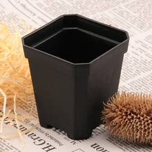 100PCS Plant Disposable Flower Pot Small Black Square Cutting Seedling Plastic Square Pot 2024 - buy cheap