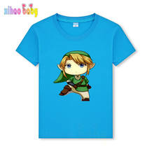 Summer cotton T-shirt Boy Girl Legend Game Tshirt 3D Print Breath of the Wild Boys/ Girls T Shirt Streetwear Zelda Tops 2-15Year 2024 - buy cheap