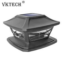 VKTECH Solar Light Fence Light IP44 Outdoor Solar Lamp For Garden Decoration Gate Fence Wall Courtyard Cottage Solar Lamp 2024 - buy cheap