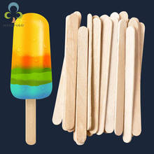 50 шт./партия цветные деревянные палочки для мороженого из натурального дерева палочки для мороженого Дети DIY ручной работы мороженое, конфета на палочке Инструменты для торта GYH 2024 - купить недорого