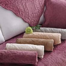 Roxo estilo europeu capa de sofá almofada de pelúcia sofá toalha quatro estações capa de sofá bordado sofá almofada 2024 - compre barato