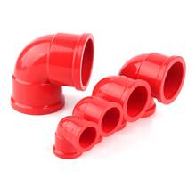 2pcs Red PVC Pipe Connectors UPVC Pipe Elbow Connector Aquarium Fish Tank Water Pipe Joints Drainpipe Water Tube Parts Fittings 2024 - buy cheap