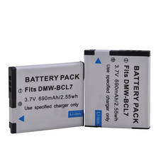 Bateria 690mah tablew bcl7 bcl7e bcl7pp, bateria para panasonic lumix emh10 fs50 sz10 sz9 sz8 sz3 xs3 xs1, 2 peças 2024 - compre barato