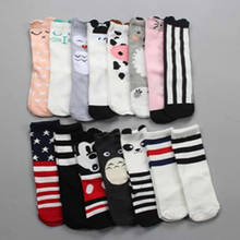 Baby Socks Knee High LegWarmer kids Socks fashion Cartoon Animal print Fox Long kids Socks toddler wear infant 2024 - buy cheap