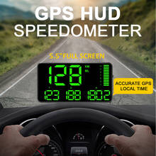 Hud-velocímetro GPS C90 para coche, pantalla Hud con alarma de advertencia de exceso de velocidad, KM/h MPH 2024 - compra barato