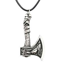 Odin Norse Viking Wolf And Raven Axe Amulet Witchcraft Pendant Necklace Wicca Pagan Slavic Perun Axe Jewelery Dropshipping 2020 2024 - buy cheap