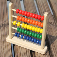 2020 novo ábaco brinquedo educacional mini ábaco de madeira crianças matemática precoce aprendizagem números de brinquedo contagem cálculo beadstoy presente 2024 - compre barato