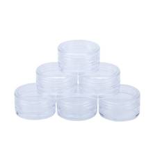 10 x 5g  Empty Jars Refillable Bottles Cosmetic Jars Makeup PS Container Small Round Bottle Little Cream Jar Perfume Gel Pack 2024 - buy cheap