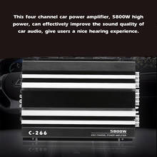 Four-way Power Amplifier Vehicle Mounted High Power 5800W Power Amplifier 4-channel Amplifier Refitting Car Audio Car Parts 2024 - buy cheap