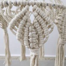 Hand-knitted Woven Lamp Shade Ceiling Light Cover Macrame Tassel for Living Room U2JC 2024 - buy cheap