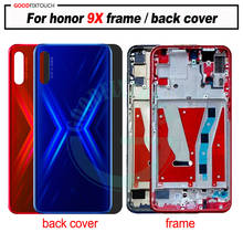 For honor 9X pro Front Bezel Frame Faceplate Housing Case With back cover battery cover For Honor 9X backcover / frame 2024 - buy cheap