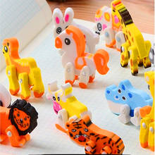 30 Pcs/lot Lovely Cartoon Kawaii Animal Rubber Stationery School Supply Creative Chinese Zodiac Pencil Eraser Novelty Kid Gifts 2024 - buy cheap