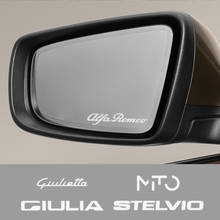 Car Rearview Mirror Stickers For Alfa Romeo Giulia 147 156 159 Mito Stelvio Sportiva Giulietta Auto Accessories Vinyl Film Decal 2024 - buy cheap