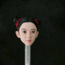 1/6 Little Girl Head Carving Female Child Head Sculpt fit 12'' Phicen Figure Doll In Stock 2024 - buy cheap