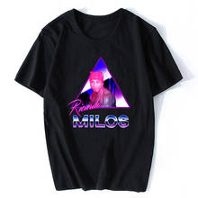 Ricardo Milos-Camiseta de estética Vaporwave para Hombre, ropa de calle Harajuku, de algodón, divertida, Vintage, de verano 2024 - compra barato