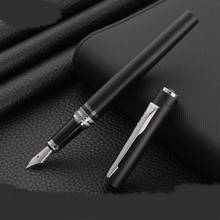 Caneta tinteiro f 0.5mm, para estudantes e escritórios, caneta de metal 2024 - compre barato