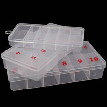 10/11Grids Nail Art Rhinestones Gem Accessories Empty Container Storage Case Box 2024 - buy cheap