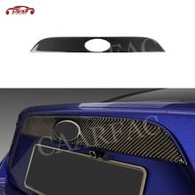 Carbon Fiber Material Rear Boot Trunk Emblem Badge Cover Stickers Moulding Decal For Toyota GT86 FT86 ZN6 Subaru BRZ 2013-2020 2024 - buy cheap