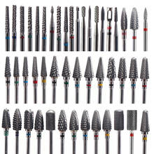 51 type Carbide Tungsten Cuticle Pedicure Nail Drill Bits For Electric Nail Manicure Machine Milling Cutters Bit 2024 - buy cheap