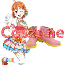 ¡LoveLive!Sunshine! Aqours-zapatos de Cosplay de Takami Chika, botas, LoveLive, accesorios de disfraz para Halloween 2024 - compra barato