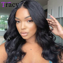 Body Wave Lace Frontal Human Hair Wig 13x4x1 T-Part Wig With Baby Hair Pre Plucked For Women Indian Remy T-Part Lace Wig 2024 - buy cheap