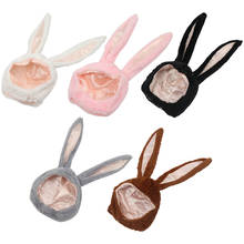 1Pc Cute Girls Hat Plush Rabbit Bunny Ears Hat Earflap Cap Head Warmer Photo Supplies Gift For Children 2024 - buy cheap