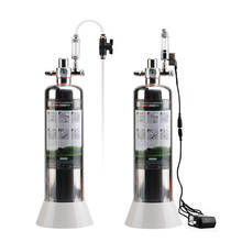 Kit reator de dióxido de carbono com sistema gerador de co2, contador de bolhas automático, difusor para plantas de aquário, d701 2024 - compre barato