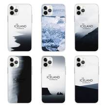 Bela islândia caso de telefone para o iphone 11 12 13 pro max se 2020 6s 7 8 plus x xs max xr mini capa de silicone transparente 2024 - compre barato