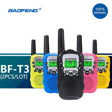 2pcs/lot Baofeng T3 Children Mini Walkie Talkie Kids Radio Toy Woki Toki BF-T3 For Kid Gift BF T3 Portable Two-Way Transceiver 2024 - buy cheap