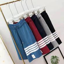 2021 Shorts Women Summer Bermuda Shorts Large Size Loose Casual Sports Stretchy Cotton Straight Leg Breathable Sweatshorts 2024 - buy cheap