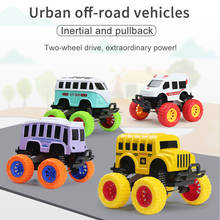 4 Styles Alloy Off-Road Car Model Toys School Bus Pull Back Vehicle Diecast Collection Educational Toys for Boys Kids 2024 - buy cheap