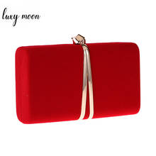 Luxy Moon-Bolso de mano Vintage para mujer, cartera de mano con cadena, a la moda, para boda y fiesta, ZD1522 2024 - compra barato