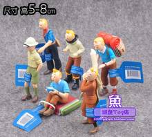 Higth Quality Famous Herge Les Aventures de Tintin The Adventures of Tintin Comic Anime Action Figure Model Toys 2024 - buy cheap