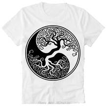 Camiseta de árbol de la vida para hombres, camisa informal de Chakra Esoterik, Yoga, meditación, Indien, India, Goa, Aomcool, orgullo 2024 - compra barato