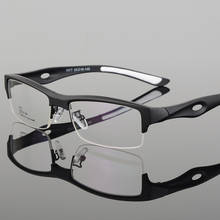 New Men Women Sport TR90 Frame Glasses Half Eyeglasses Frames Light Weight Prescription Eyewear Optical Glasses Frame Hot Oculos 2024 - buy cheap