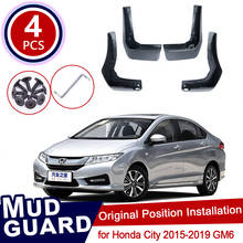 for Honda City GM6 2015 2016 2017 2018 2019 Front Rear 4pcs Set Mud Flaps Splash Guards Mudguards Mudflaps Car Auto Accessories 2024 - buy cheap