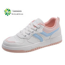 Женские кроссовки на плоской подошве Leosoxs KuaFu, белые кроссовки для девочек, повседневная Дизайнерская обувь, новинка 2021 2024 - купить недорого