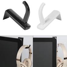 Soporte Universal para auriculares, gancho de pared de plástico para Monitor de PC, diseño Simple, tamaño pequeño y peso ligero 2024 - compra barato