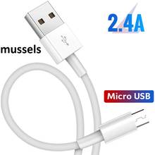 Зарядный кабель Micro USB для samsung S7 зарядное устройство через Micro USB шнур для Xiaomi Redmi Note 5 Pro планшет Android, телефон Micro 2024 - купить недорого