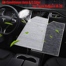 Filtro de aire de cabina, fibra de carbono para Tesla modelo X P90D X75 P100D 2016-2017 2024 - compra barato