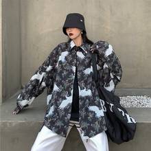 Camisas Harajuku de grulla japonesa para hombre, camisa de Hip-Hop, blusa hawaiana Hipster, ropa de calle de marca FF2457 2024 - compra barato