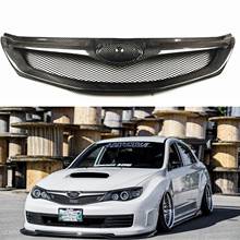 Front Grill Grille For Subaru Impreza WRX STi 2008-2010 Real Carbon Fiber Upper Bumper Hood Mesh Car Body Kit Auto Grid Grating 2024 - buy cheap